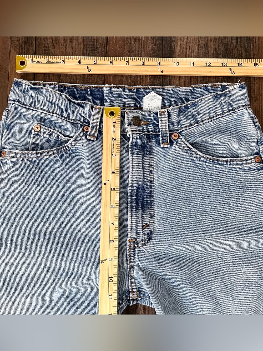 VTG Levis 505 Jean Straight Leg 1997 Orange Tab USA Size 29x28.25 (Tag 31x30) - Picture 11 of 16